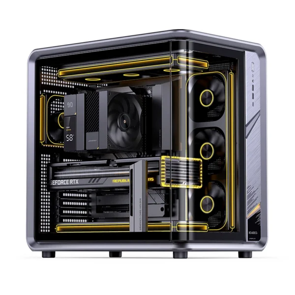 Gabinete Premium Jonsbo Bo400 Cg Atx Vidro Curvo Preto
