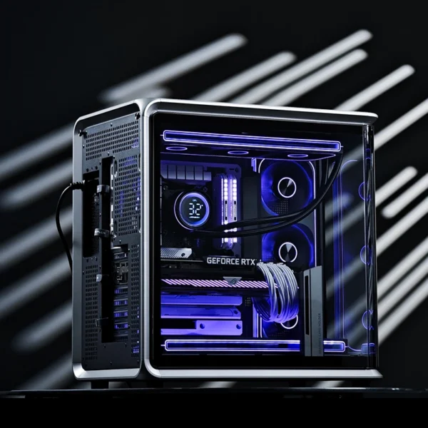 Gabinete Premium Jonsbo Bo400 Cg Atx Vidro Curvo Preto