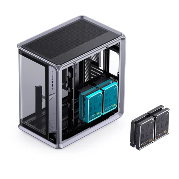 Gabinete Premium Jonsbo Bo400 Cg Atx Vidro Curvo Preto