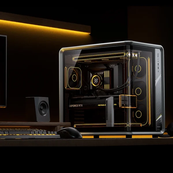 Gabinete Premium Jonsbo Bo400 Cg Atx Vidro Curvo Preto