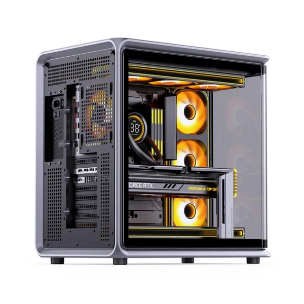 Gabinete Premium Jonsbo Bo400 Cg Atx Vidro Curvo Preto