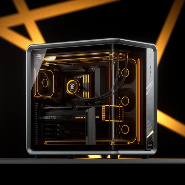 Gabinete Premium Jonsbo Bo400 Cg Atx Vidro Curvo Preto