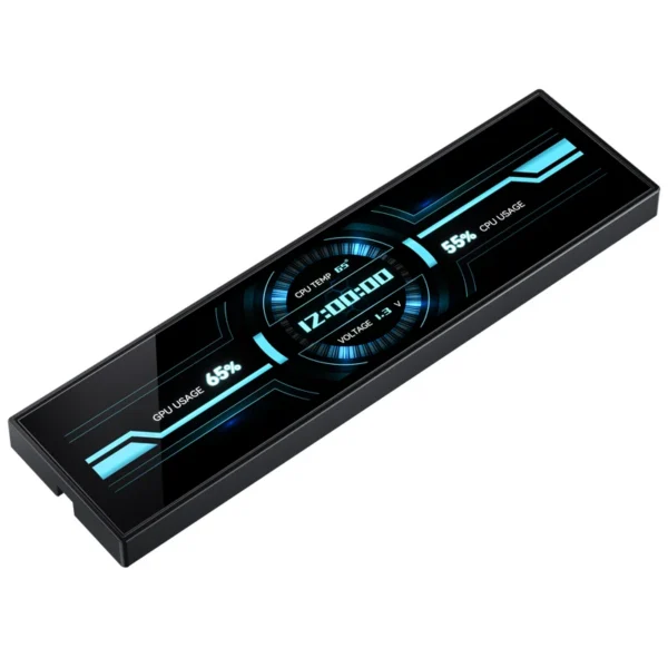 Monitor Display Jonsbo Ds916 Lcd Ips 9.16 Polegadas Para Gabinetes Usb