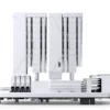 Cooler Para Processador Jonsbo Cc90 Display De Temperatura Dual Tower 81 Cfm Branco
