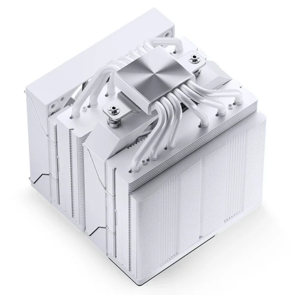 Cooler Para Processador Jonsbo Cc90 Display De Temperatura Dual Tower 81 Cfm Branco