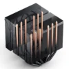 Cooler Para Processador Jonsbo Cc90 Display De Temperatura Dual Tower 81 Cfm Preto