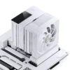 Cooler Para Processador Jonsbo Cc90 Display De Temperatura Dual Tower 81 Cfm Branco