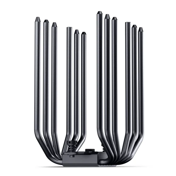 Cooler Para Processador Jonsbo Cc90 Display De Temperatura Dual Tower 81 Cfm Preto