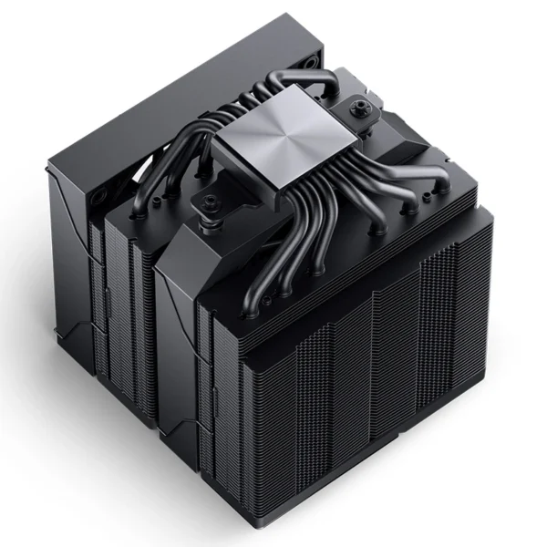 Cooler Para Processador Jonsbo Cc90 Display De Temperatura Dual Tower 81 Cfm Preto