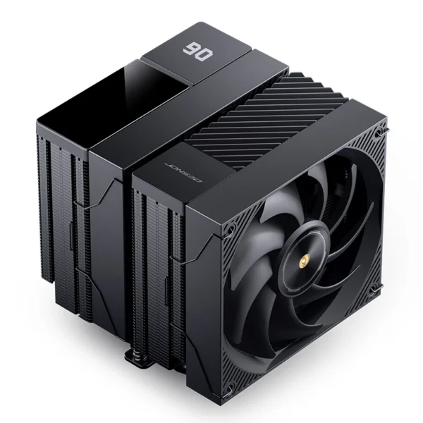 Cooler Para Processador Jonsbo Cc90 Display De Temperatura Dual Tower 81 Cfm Preto