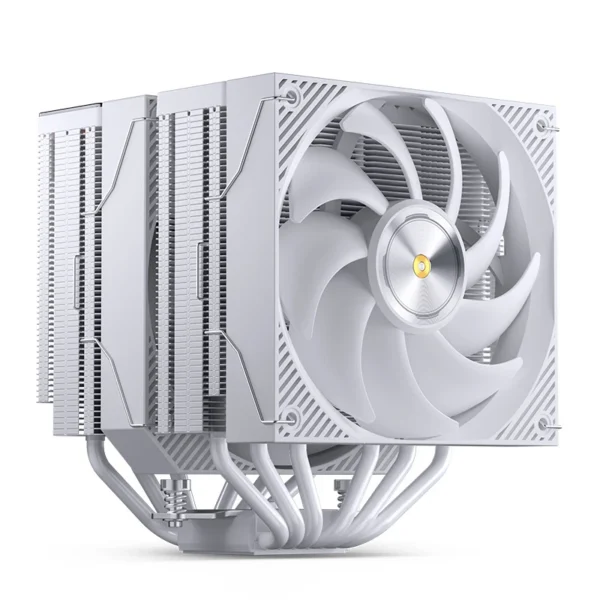 Cooler Para Processador Jonsbo Cc90 Display De Temperatura Dual Tower 81 Cfm Branco