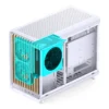 Gabinete Premium Jonsbo D33 Wood M-Atx Branco E Madeira