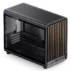 Gabinete Premium Jonsbo D33 Wood M-Atx Preto E Madeira