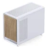 Gabinete Premium Jonsbo D33 Wood M-Atx Branco E Madeira