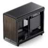 Gabinete Premium Jonsbo D33 Wood M-Atx Preto E Madeira