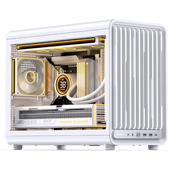 Gabinete Premium Jonsbo D33 M-Atx Branco