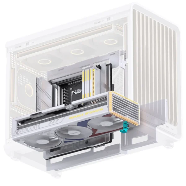 Gabinete Premium Jonsbo D33 Wood M-Atx Branco E Madeira