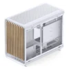 Gabinete Premium Jonsbo D33 Wood M-Atx Branco E Madeira