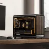 Gabinete Premium Jonsbo D33 Wood M-Atx Preto E Madeira