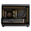 Gabinete Premium Jonsbo D33 Wood M-Atx Preto E Madeira