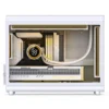 Gabinete Premium Jonsbo D33 Wood M-Atx Branco E Madeira