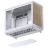 Gabinete Premium Jonsbo D33 Wood M-Atx Branco E Madeira