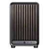Gabinete Premium Jonsbo D33 Wood M-Atx Preto E Madeira