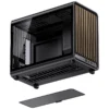 Gabinete Premium Jonsbo D33 Wood M-Atx Preto E Madeira
