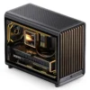 Gabinete Premium Jonsbo D33 Wood M-Atx Preto E Madeira