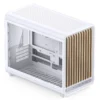 Gabinete Premium Jonsbo D33 Wood M-Atx Branco E Madeira