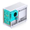 Gabinete Premium Jonsbo D33 Wood M-Atx Branco E Madeira