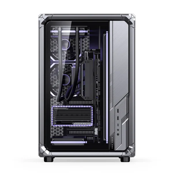 Gabinete Premium Jonsbo X400 Pro Atx Cinza