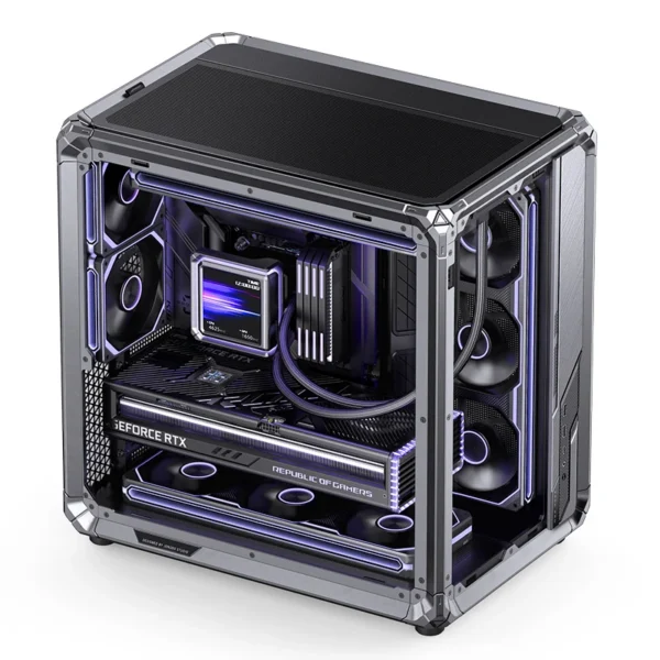 Gabinete Premium Jonsbo X400 Pro Atx Cinza