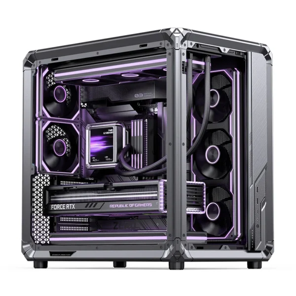 Gabinete Premium Jonsbo X400 Pro Atx Cinza