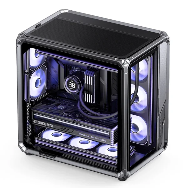 Gabinete Premium Jonsbo X400 Pro Atx Cinza