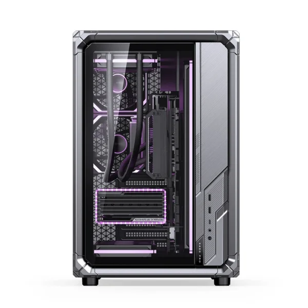 Gabinete Premium Jonsbo X400 Pro Atx Cinza