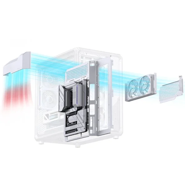 Gabinete Premium Jonsbo X400 Atx Branco