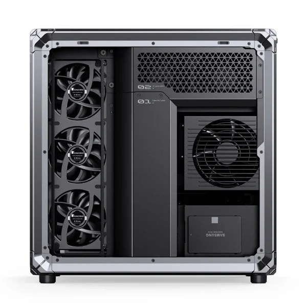 Gabinete Premium Jonsbo X400 Pro Atx Cinza