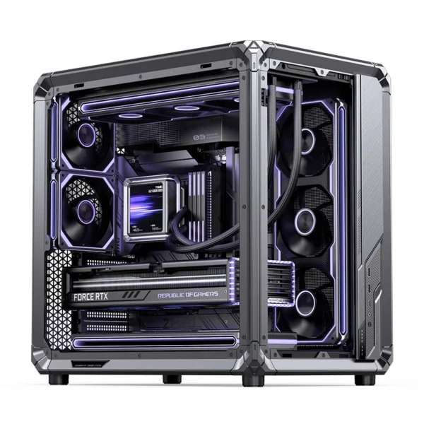 Gabinete Premium Jonsbo X400 Pro Atx Cinza