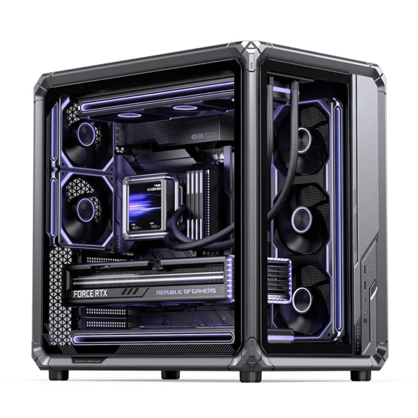 Gabinete Premium Jonsbo X400 Pro Atx Cinza