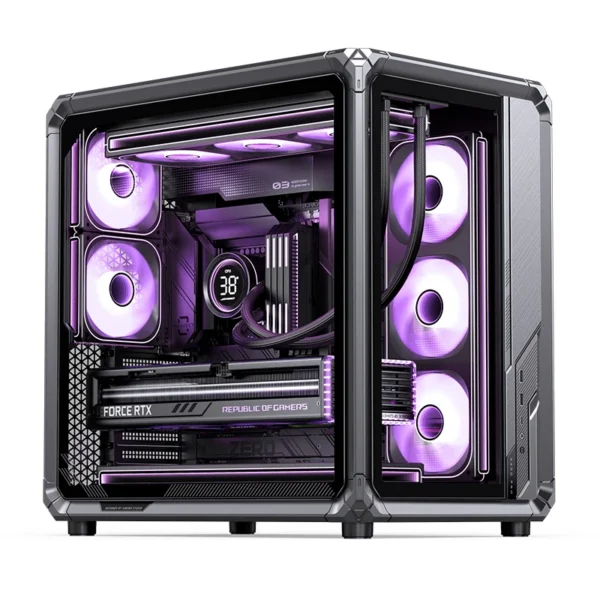 Gabinete Premium Jonsbo X400 Pro Atx Cinza