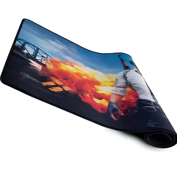 Mouse Pad Gamer Pubg Extra Grande 70X35cm Alta Precisão Base Antiderrapante