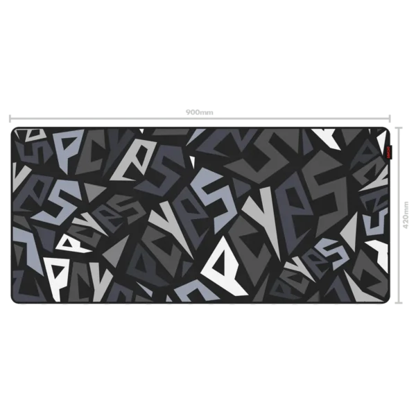Mouse Pad Gamer Pcyes Signature Extended Black Vulcan 900X420mm
