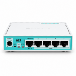 Roteador Mikrotik Hex E50ug Gigabit 950Mhz 512Mb Routeros L4