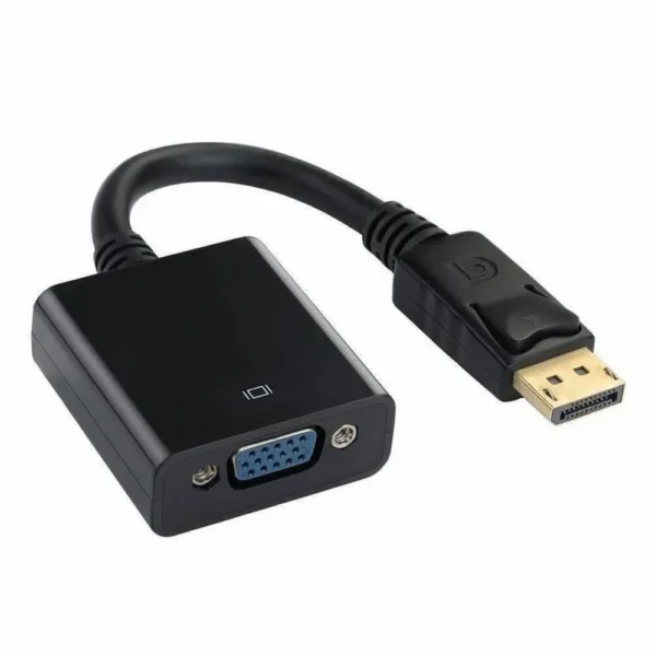 Adaptador Conversor Displayport Macho Para Vga Fêmea 15Cm Full Hd