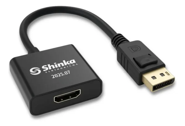Adaptador Conversor Displayport Macho Para Hdmi Fêmea 4K 60Hz