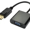 Adaptador Conversor Displayport Macho Para Vga Fêmea 15Cm Full Hd