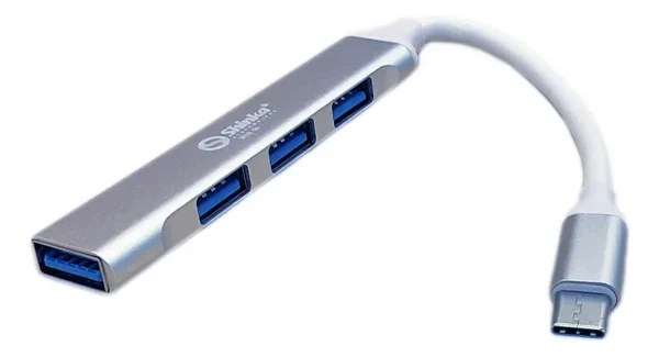 Hub Usb 3.0 Shinka 4 Portas Cinza