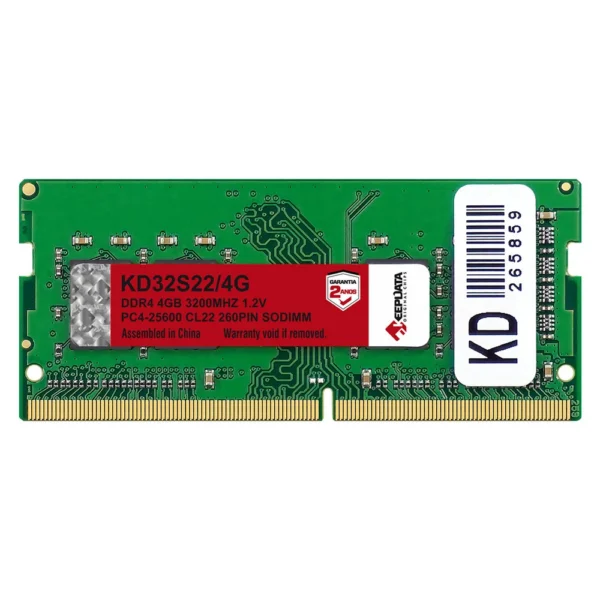 Memória Ram Para Notebook Keepdata 4Gb Ddr4 3200Mhz So-Dimm