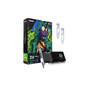 Placa De Vídeo Pcyes Nvidia Geforce Gt 710 2Gb Ddr3 64 Bits Low Profile Single Fan
